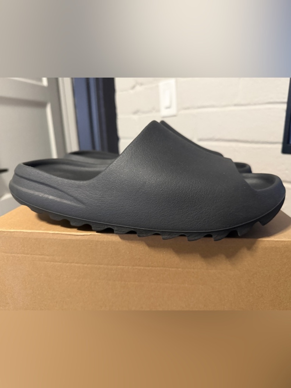 adidas Men’s Black Slide Sandals